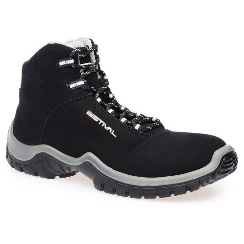 BOTA ESTIVAL EN10071S2 PRETA COM CINZA